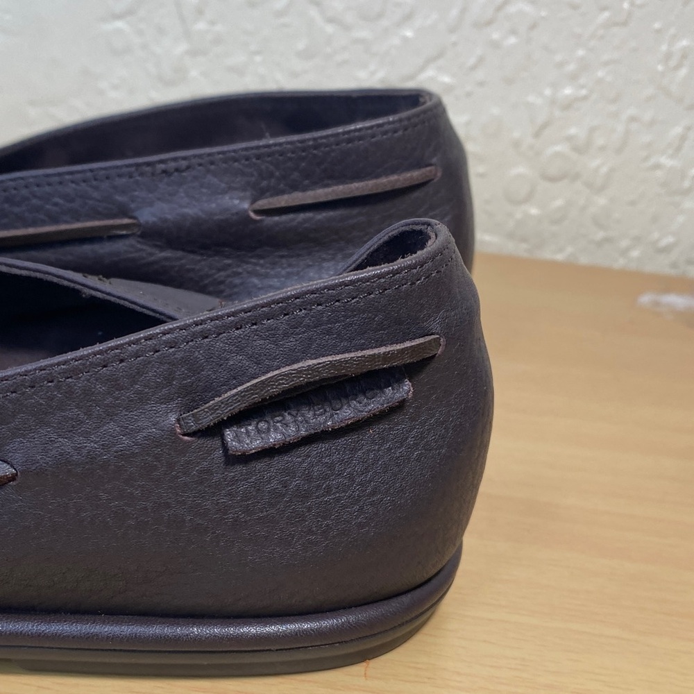 Tory Burch Pebbled Leather Loafers in Dark Brown - Picture 4 of 10